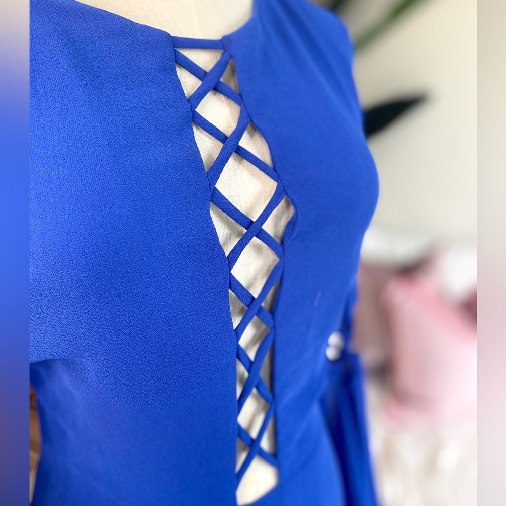 Cobalt Blue Renaissance Maxi - Picture 7 of 9